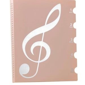 Dokumentų aplankas A4 muzikos aplankas Daugiafunkcis natų laikiklis 20 lapų saugojimo aplankas #2